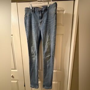 Free People Light Blue Skinny Jeans Size 30R